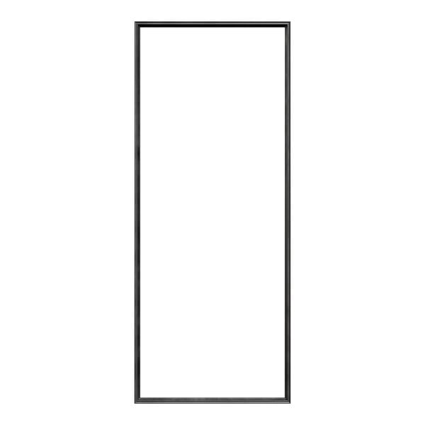 A black rectangular gasket with a white background.