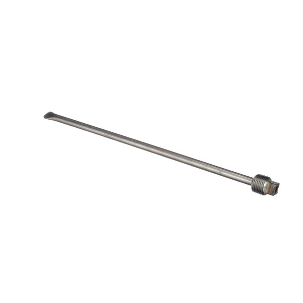 A long metal rod with a nut.