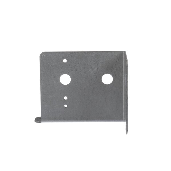 A metal bracket with holes on the side.