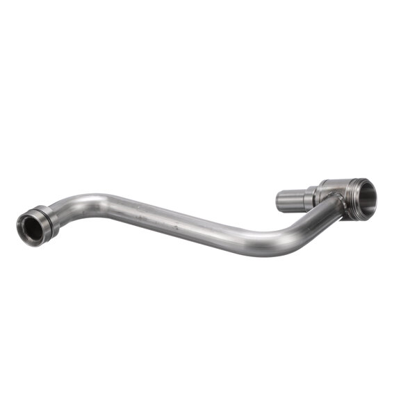 a close-up of a metal pipe