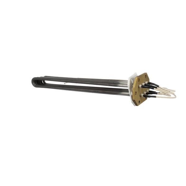a close-up of a pair of metal rods