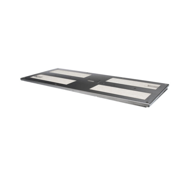 a black and white rectangular object
