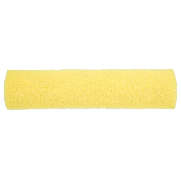 A yellow Carlisle foam sponge mop refill.