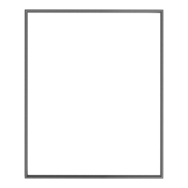 A rectangular frame with a white background.