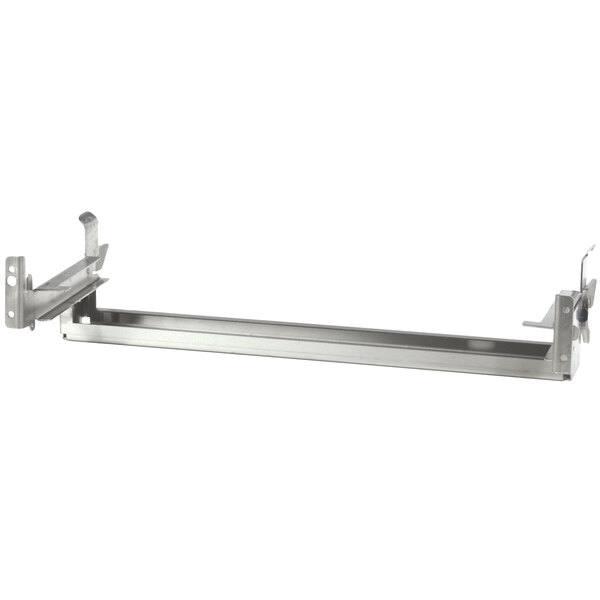 A metal frame with two metal brackets for a Duke loader.