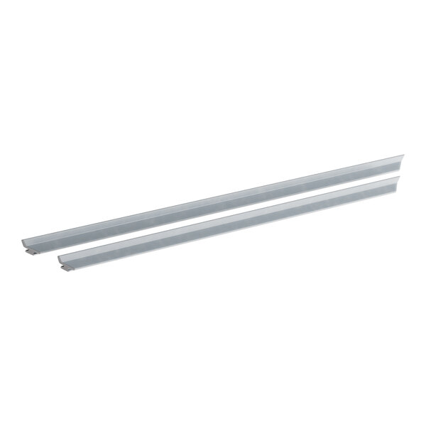 A pair of long metal rods.