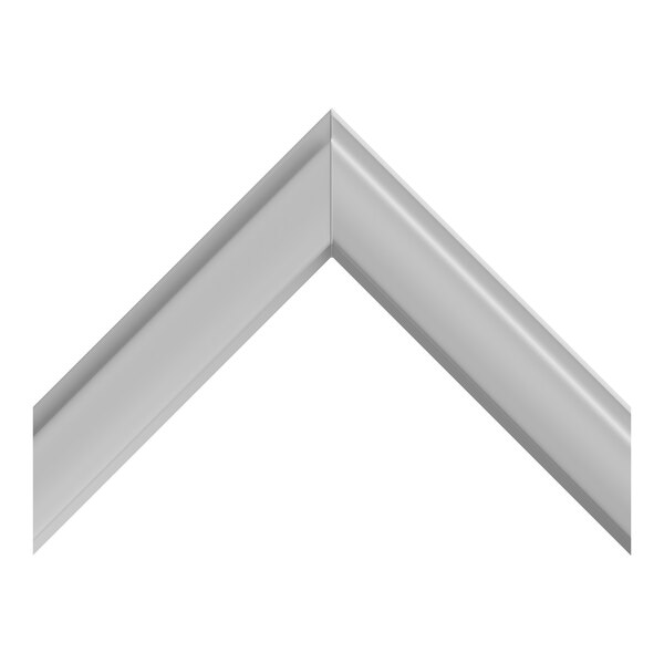 A V-shaped, gray, rubber-like gasket with a smooth surface, likely used for sealing purposes.