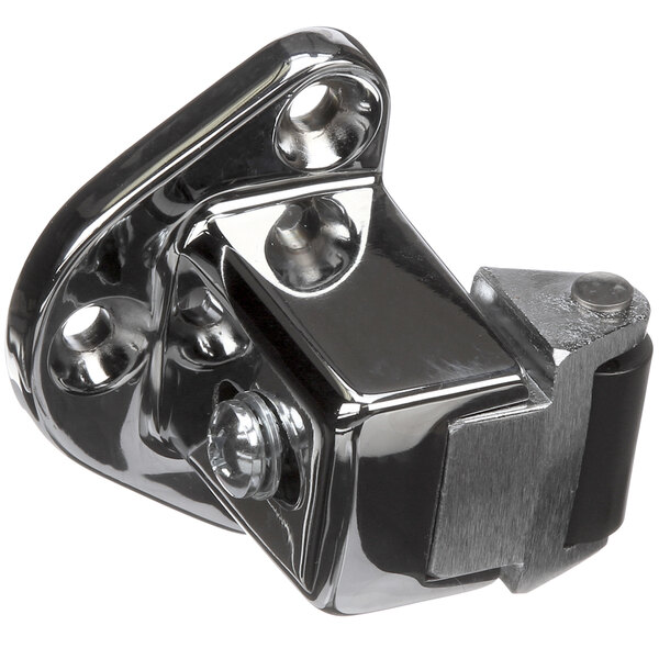 A chrome metal Kason latch with screws.