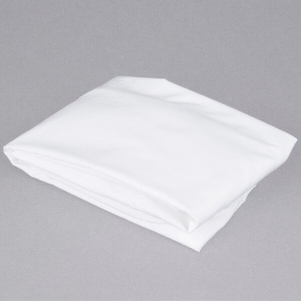 L A Baby 100 White Cotton 24 X 38 Fitted Crib Sheet
