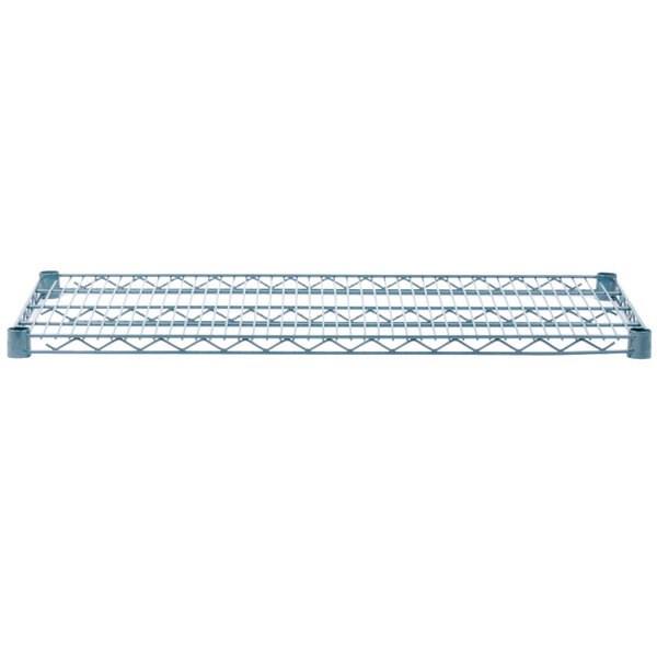 2 Shelves NSF Commercial Green Epoxy Coated Wire Shelving 14 x 42