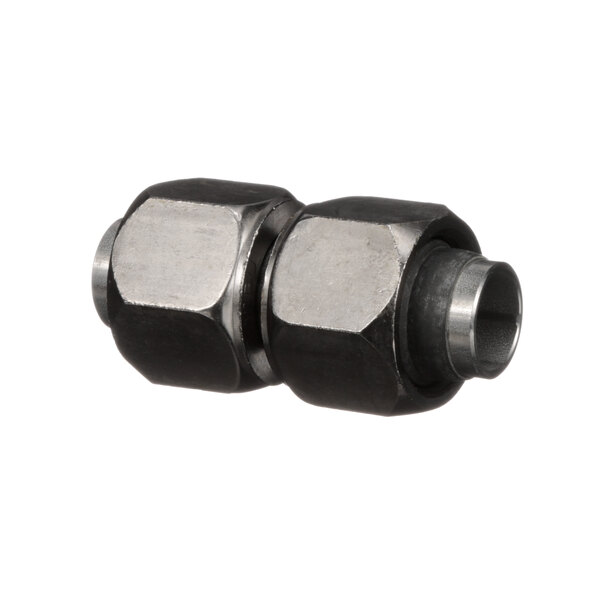 A Henny Penny check valve pump assembly with a black threaded metal part.