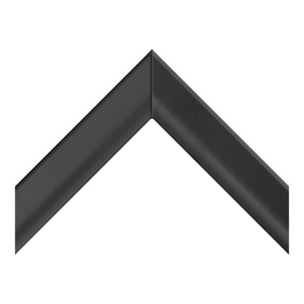 A black gasket with angled corners, measuring 21-3/4 by 29-1/2 inches.