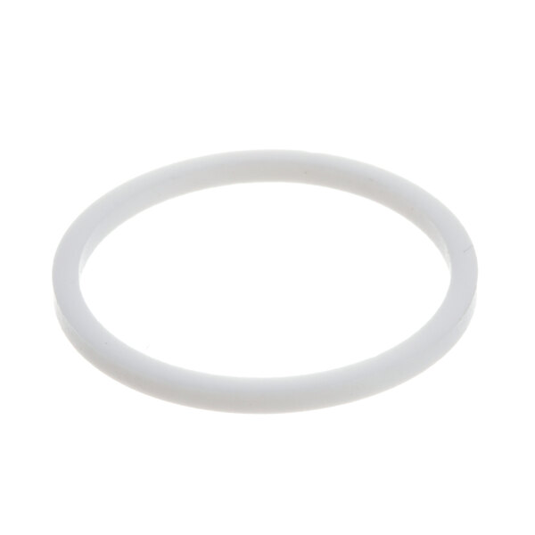 A white circle on a white background.