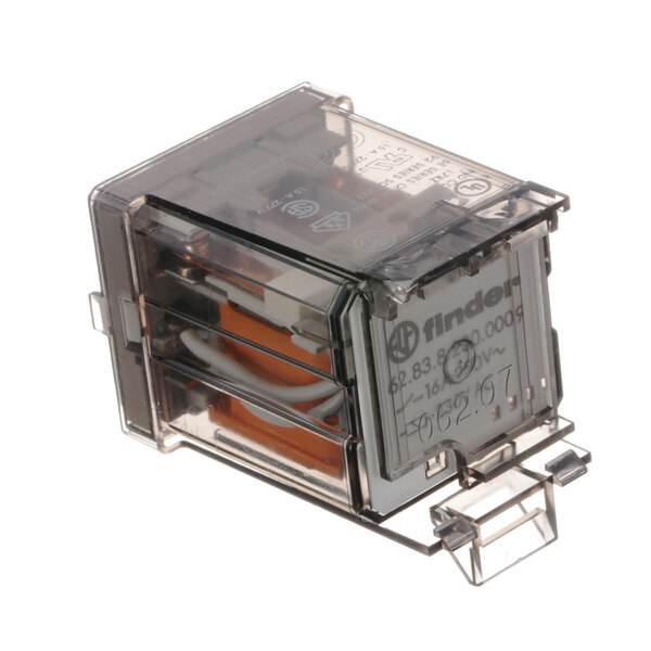 An Electrolux Dito Relay in a clear plastic box with a white label.