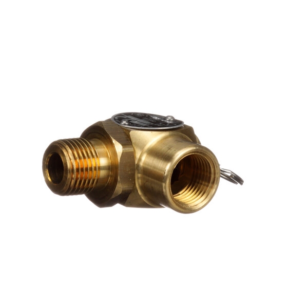a close-up of a brass fitting