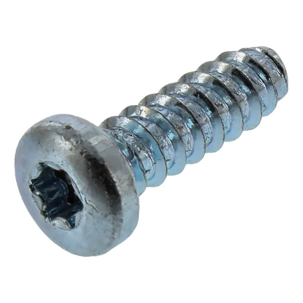 A close-up of an Alliance Laundry 39733 screw with a metal head.