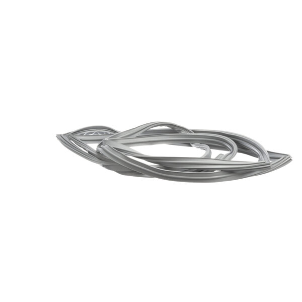 A silver wire door gasket for Randell refrigeration with white background.
