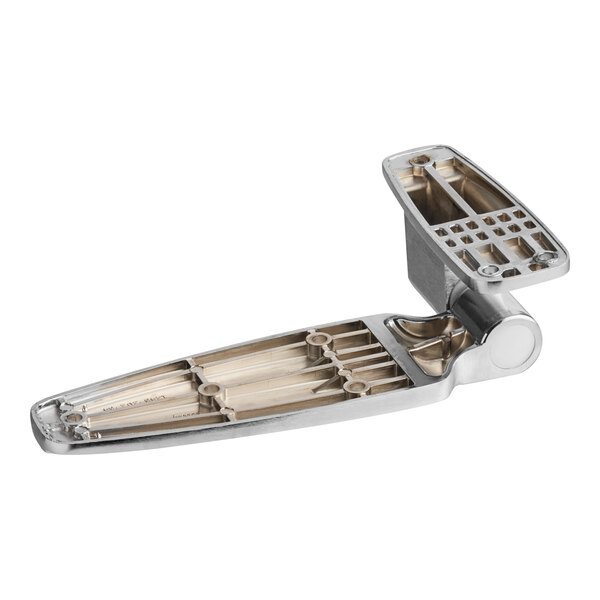 A metal 2-inch offset hinge with a pivoting mechanism, designed for commercial or industrial use.