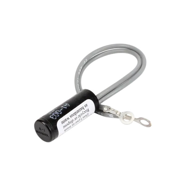 A Cleveland Mercury switch with a black and silver cable and a key attached.