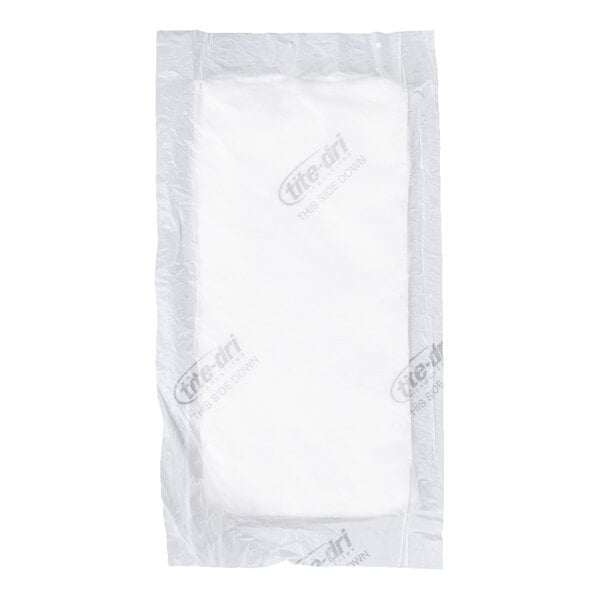 White 4" x 7" Absorbent Meat, Fish and Poultry Pad 40 Grams - 2,000/Case