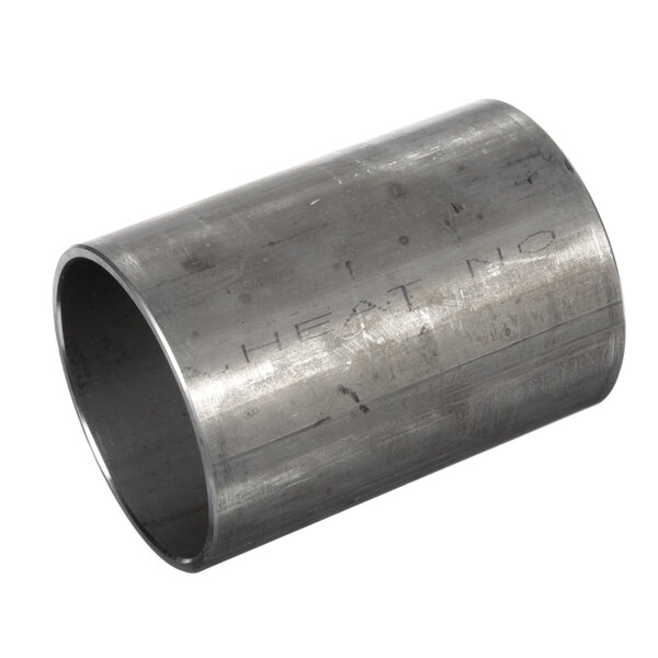 a metal cylinder with text on it