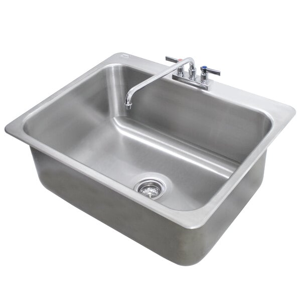 Advance Tabco Di 1 208 Drop In Stainless Steel Sink 20 X 16 X 8