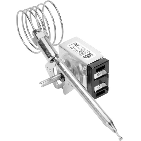a metal device with a wire