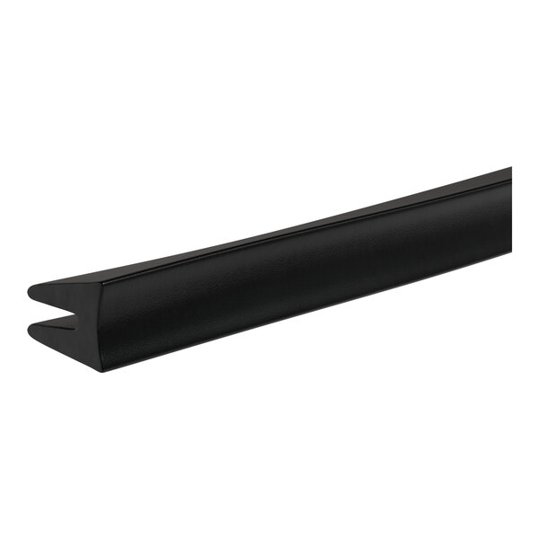 A black rectangular window gasket with a long handle.