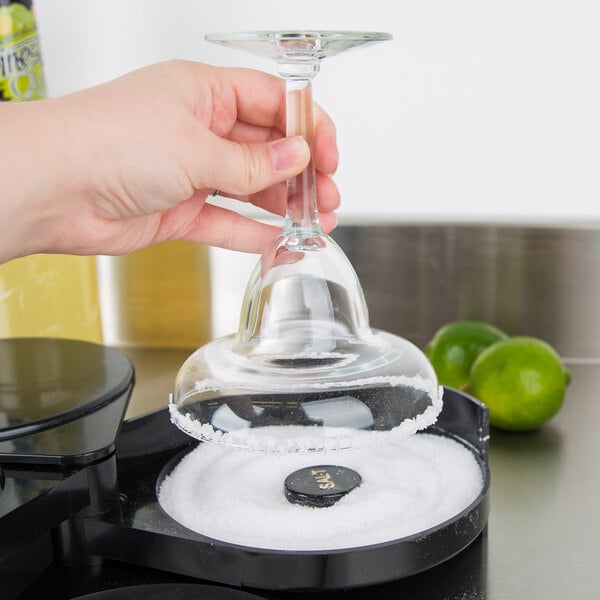 Glass Rimmer / Margarita Salter with 3 Compartments