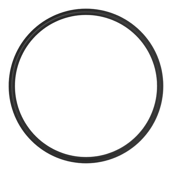 A black curved gasket for a Moffat convection oven.