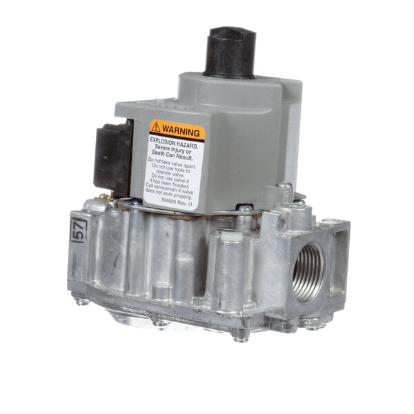 A Revent gas valve with a black cover.