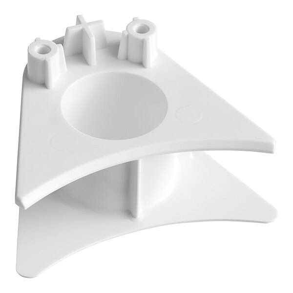 A white plastic Manitowoc Ice mount probe with two holes.