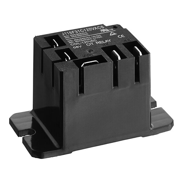 A black square Hatco relay with white text on it and four terminals.