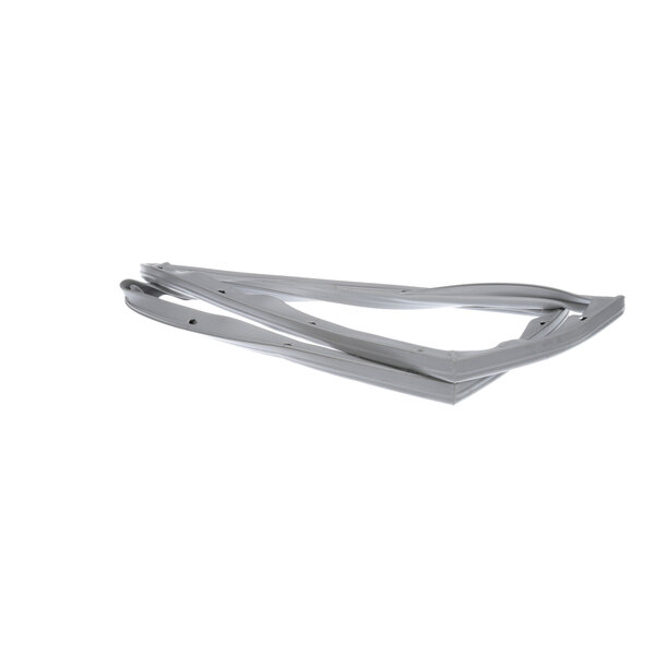 A white Norlake gasket with silver metal hooks.