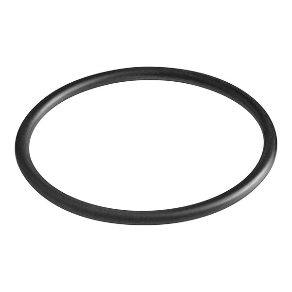 A black round O-Ring with a white background.