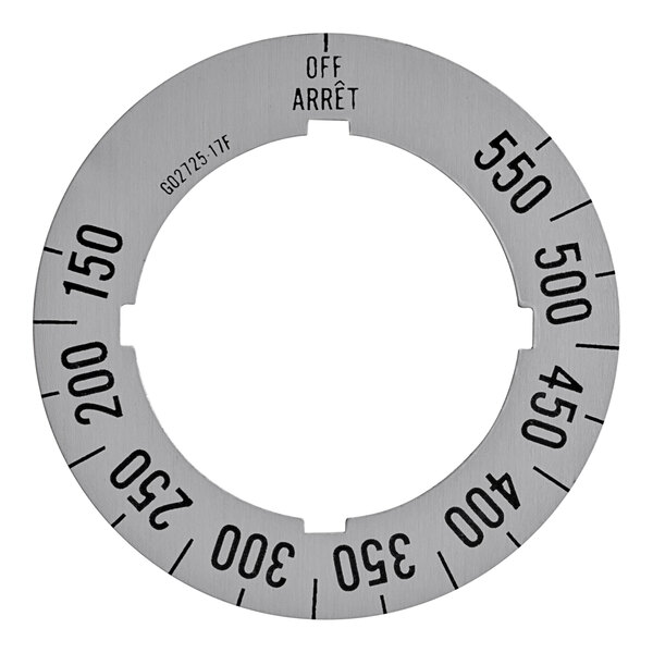 Garland / US Range G02725-17 Dial Insert (Off/150F/550F)