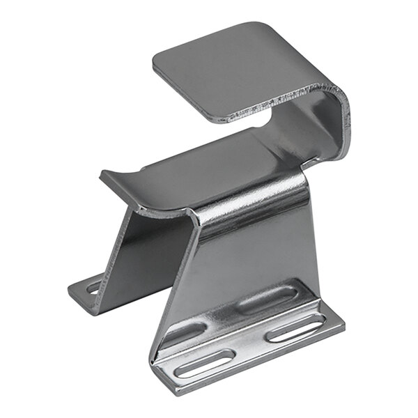 A metal flush offset hook bracket with a 3/4 inch offset and mounting slots.