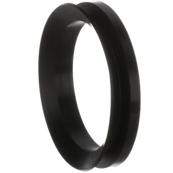 a black ring with a white background