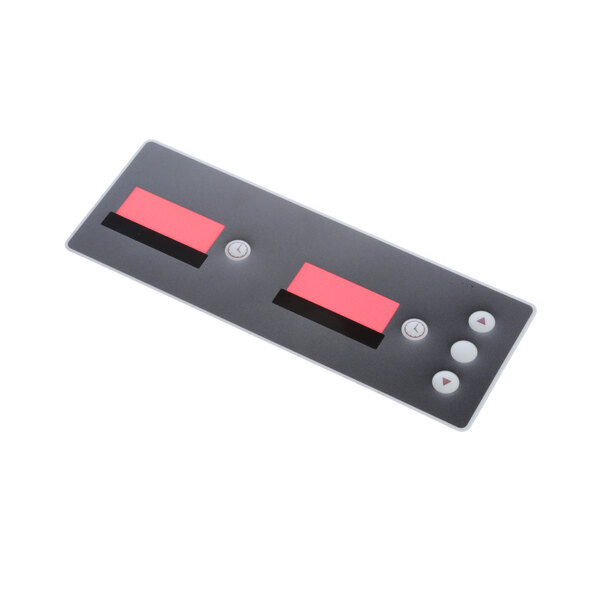 A rectangular Marshall Air timer overlay with red and black labels and buttons.