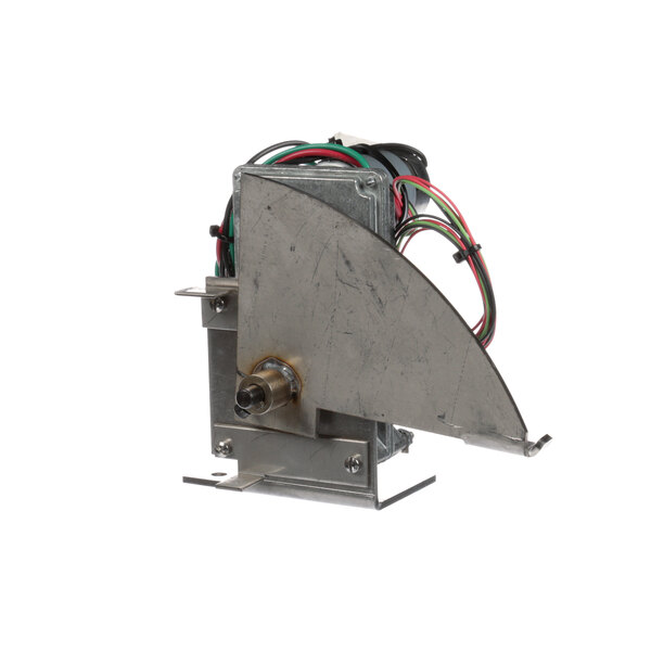 a metal device with wires