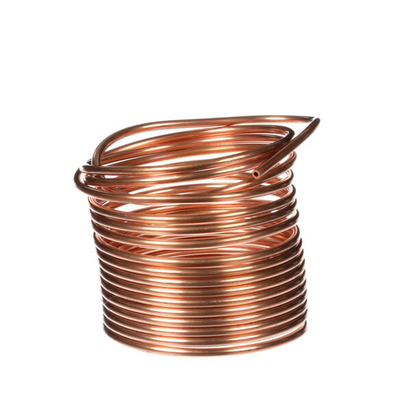 A coil of copper cap tube.