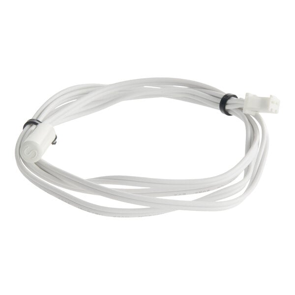 A white Turbo Air Refrigeration K3F5102101 sensor with a cable and connector.