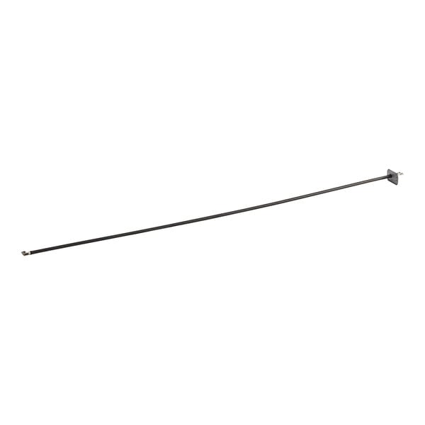 A long black metal rod.