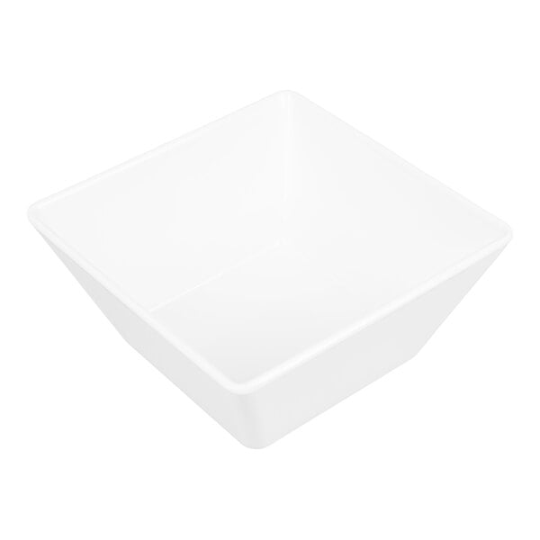 American Metalcraft Endurance 1.8 Qt. White Square Melamine Serving Bowl