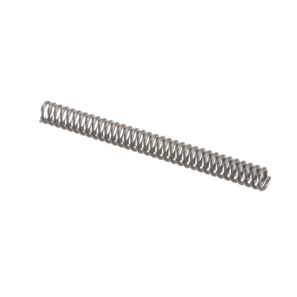 a metal spring on a white background