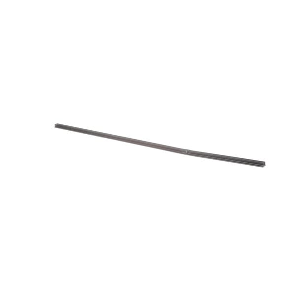 A long thin metal rod with a gray tip on a white background.