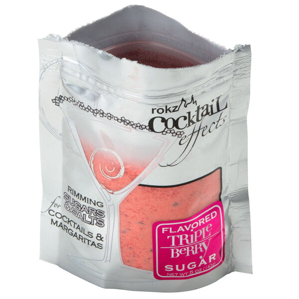 Rokz 5 oz. Triple Berry Cocktail Rimming Sugar