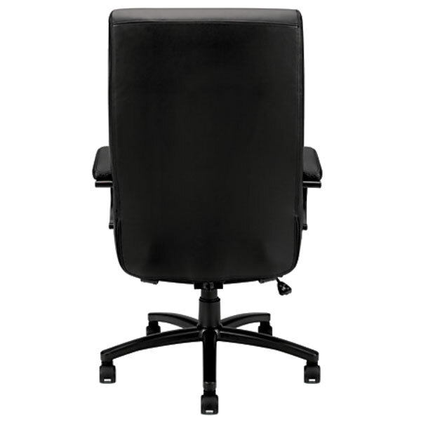 Hon Vl685sb11 Basyx Big Tall Black Leather Office Chair