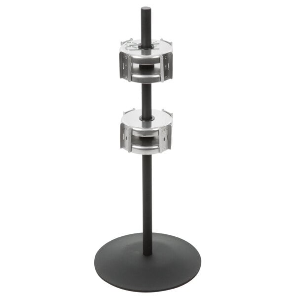 Silver Metal Dispenser Stand