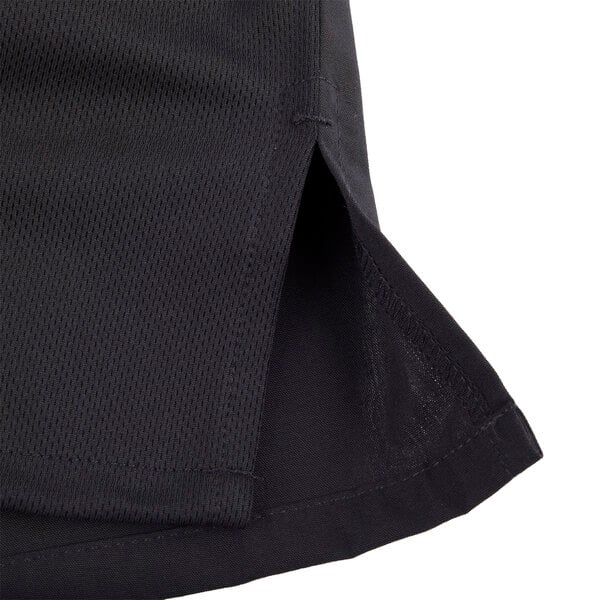 a close up of a black short